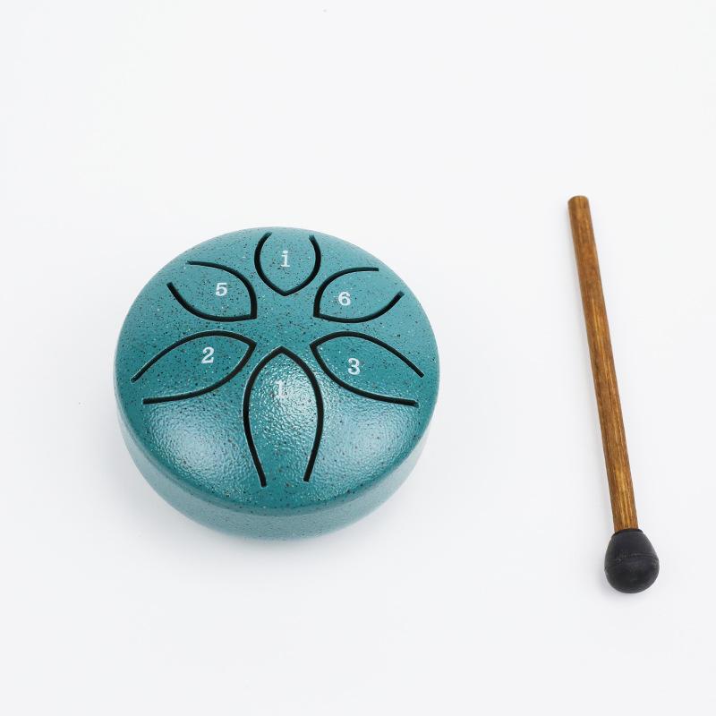 Mini Void Drum 3-дюймовый 6-тоновый стальной язычковый барабан Void Drum Forget Worries — фото 6