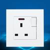 86 Type Panel Wall Power Socket Single Switched Power Socket UK Plug Socket