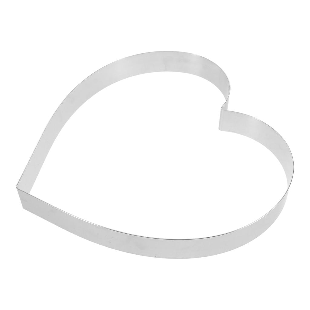 Edelstahl Herz Kuchenform Ring Romantische Form Leichtlösliche Backform Mousse Tarte Valentinstag Hochzeit Dessertring