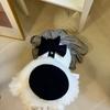 Luxury Dog Dress Summer Puppy Clothes Bow Lace Dog Skirt Cotton Dog T Shirt Girls Dog Costume Chihuahua Bichon Clothing Apparel