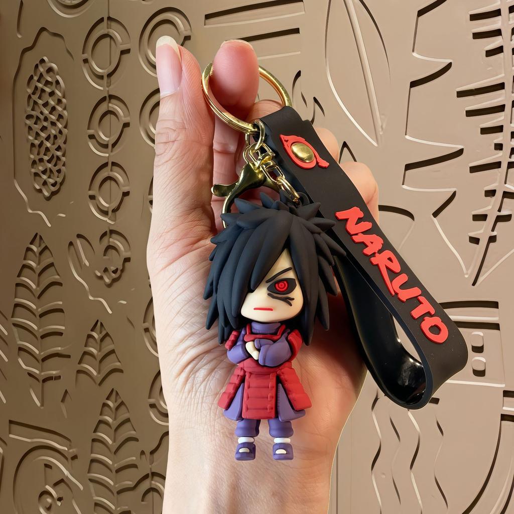 Chaveiro Naruto Anime Chaveiro Personagem Hatake Kakashi Brinquedo de Desenho Animado, Decorações de Chaveiro de Bolsa Carro Presentes para Fãs