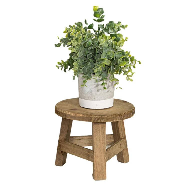 Mini-Holzhocker Blumenregal Hocker Ausstellungsständer Heim-Terrassen-Dekorationswerkzeug
