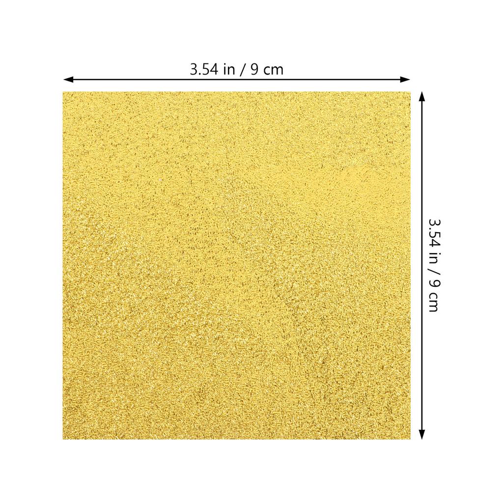 500pcs Candy Golden Aluminum Foil Paper 8X8Cm Precut Sheets For Chocolate Wrapping Food Safe Moisture Proof Party Favors Bakery