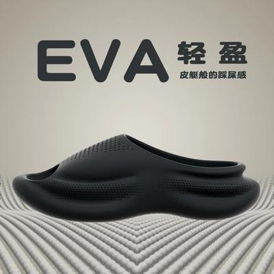 Zomer EVA Heren Slippers Zachte Elastische Flip Flops Voor Strand Binnen Badkamer Antislip Dik Platform Mannelijke Huishoudelijke Sandalen Schoenen