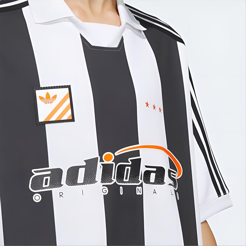 Adidas Originals Breathable Comfort Striped Short Sleeve Polo Shirt Men Tops White IW6306