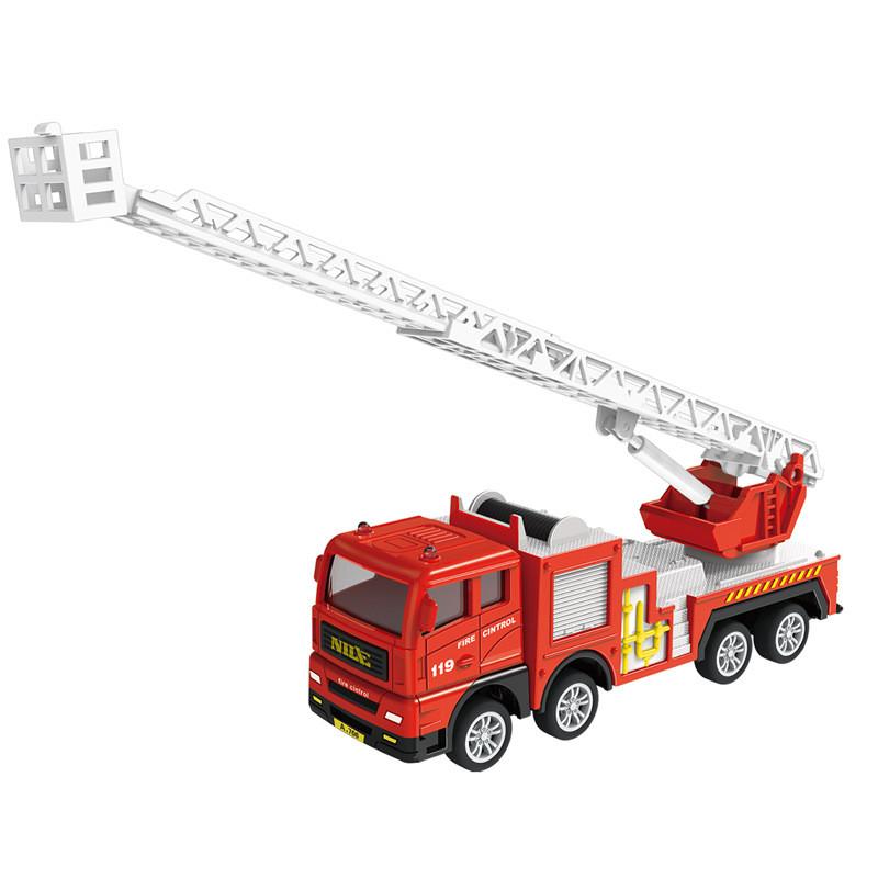 Toy Firefighting Car Children Water Spray Ladder Features Learning Gift Play