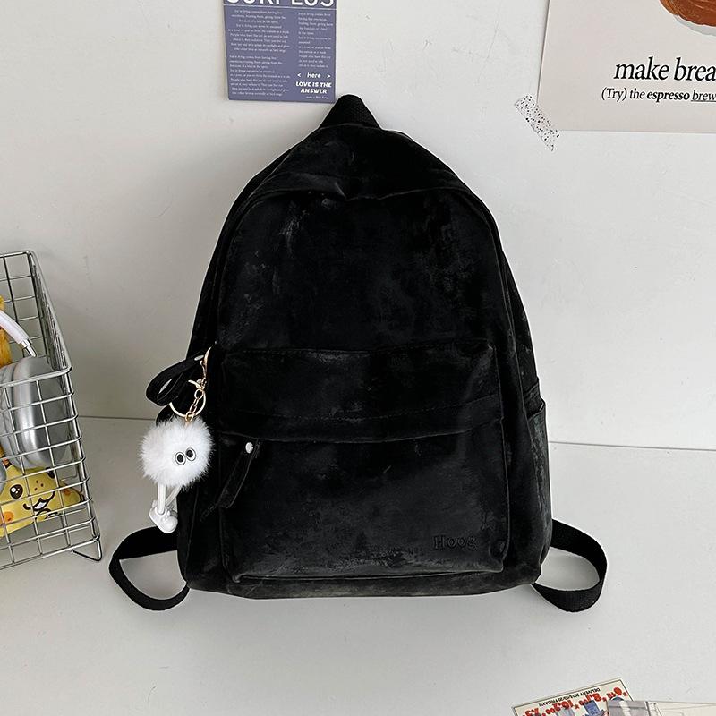 College Style Schoolbag for Women Japanese Large Capacity Backpack for Women College Students Casual Simple Rucksack