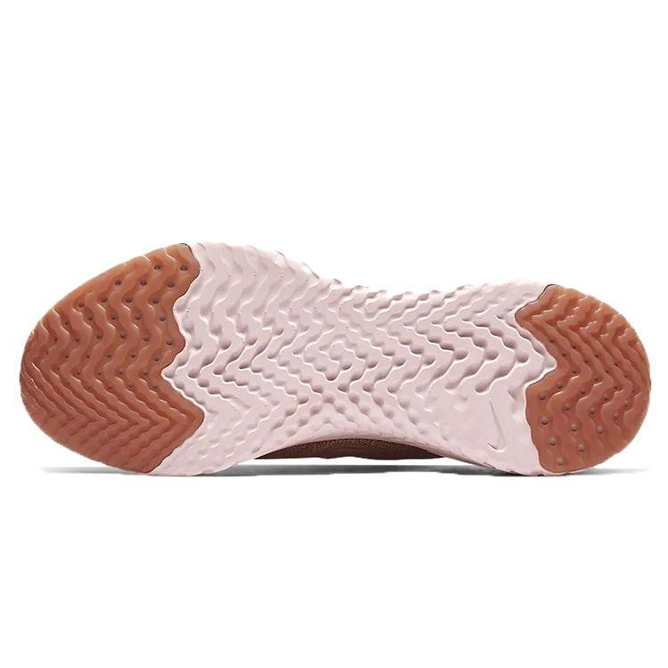 Nike Epic React Flyknit Rose Gold Men Sneakers Habanero-Red