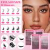 Cross-border Fairy Wheat Ear Lashes Set: Natural C Curl Segmented Voluminous Lashes