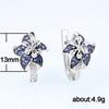 Flower Fairy Series, Sexy Blooming Mandala Earrings Chic French Temperament Women'S Versatile Earrings