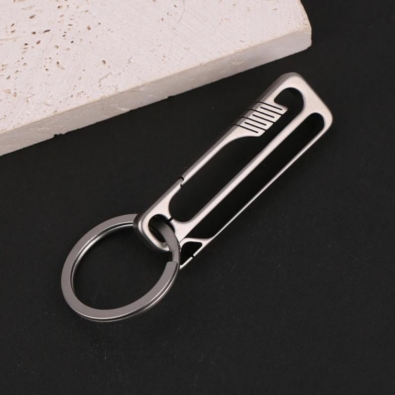 Metal Alloy Carabiner Keychains Clip Quick Releases Key Rings Small Carabiner Clip Waist Hanging Keychain Buckles