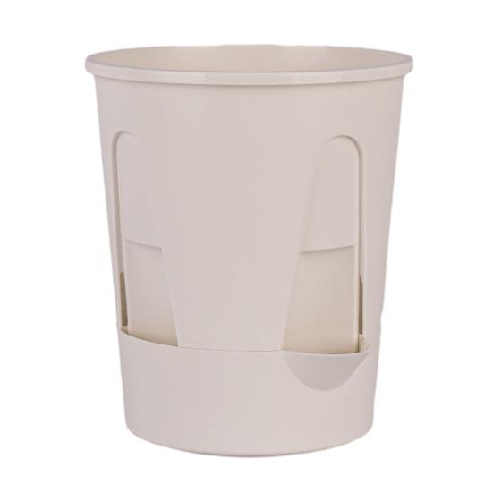 Self Watering Planter Flower Pot with Reservoir Saucer Ventilated Plant Pot for Phalaenopsis Indoor Orchids Home Balcony Office Desk