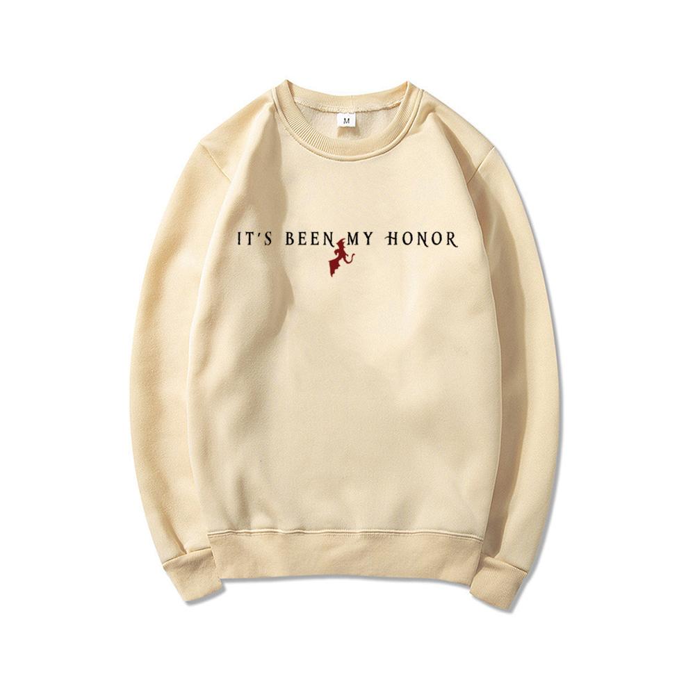 Onyx Storm Sweatshirt It's Been My Honor Liam Quotes Sweater Fourth Wing Iron Flame Sweatshirt Long Sleeve Crewneck Sweatshirts