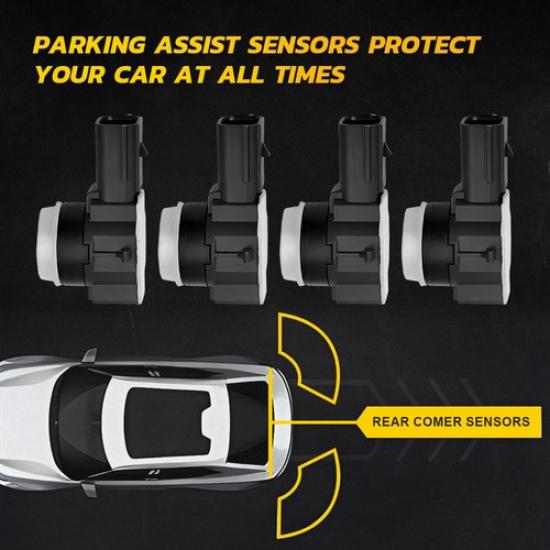 4X Parking Assist Sensor 14-19 For Silverado Chevy Cadillac Buick GM OE:23428268