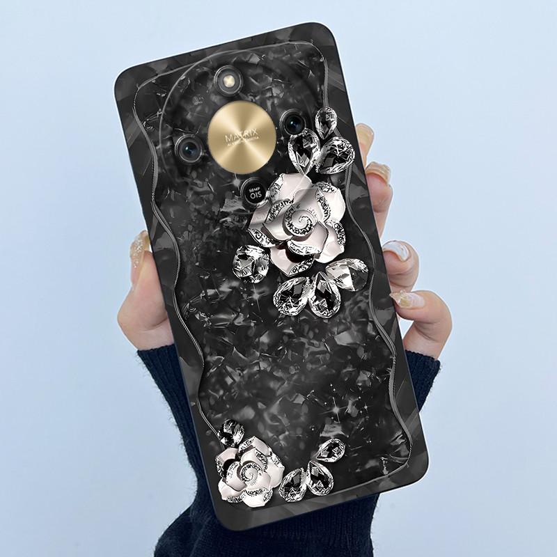 For Honor X9d 5G Case MTN-NX1 Fashion Simplicity Oil Painting Floral Silicone Soft Phone Casing New Design Shockproof Back Cover