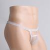 Sissy Pouch Panties Sexy Lingerie Men'S Hollow Out G-String Thong Dot Print See Through Bulge Pouch Mesh Underwear Gay Underpant