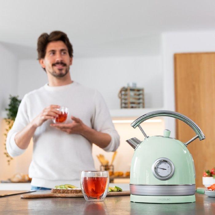 Cecotec Bouilloire Thermosense 420 Vintage Light Green