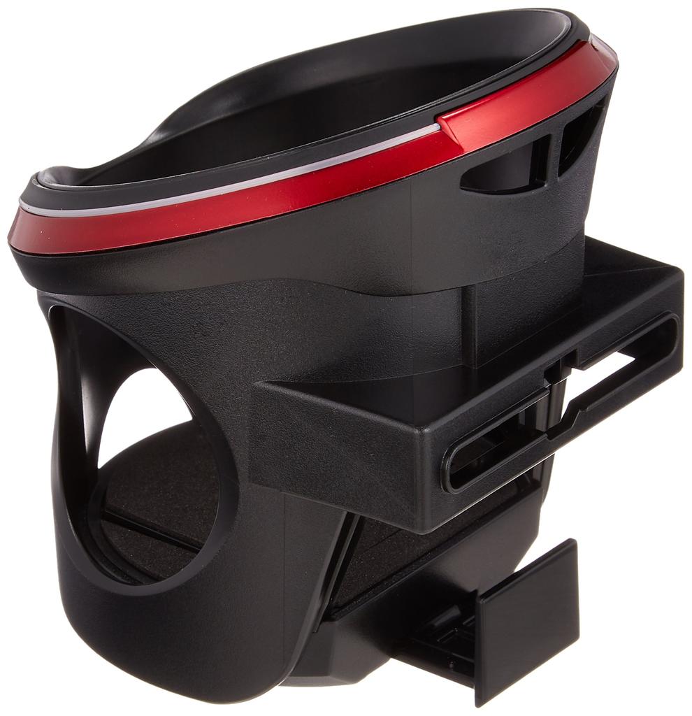 Tsuchiya Yac PF-323 Car Supplies, Drink Holder, Cross Fiber Drink, Red