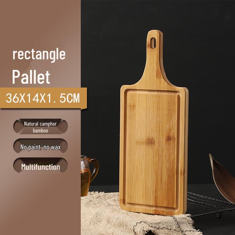 Bamboo Pizza and Dessert Serving Board - Rectangular & Round Pizza Board