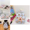 Lightweight Capybara Kids Backpack With Cartoon Design Ideal For School And Play
