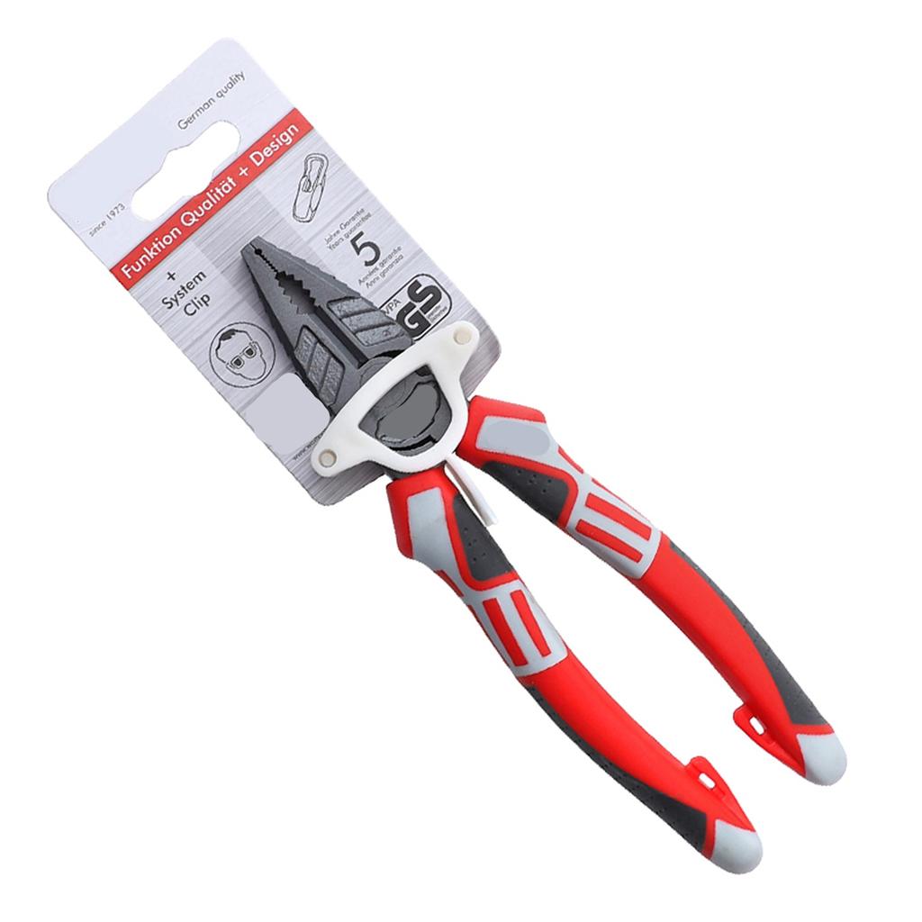 6 Inch Plier Professional Heavy Duty 3D Engraving Integrated Molding Rustproof Wear Resistant Plier with Extended Handle