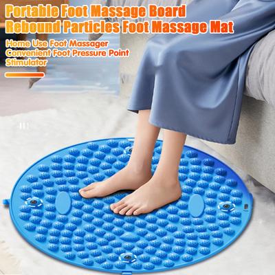 Round Foot Massager Mat Feet Pain Relief Muscle Relaxation Kids Adults Anti-slip Foldable
