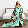 Aggretsuko Soft Warm Blanket  Kids Adult Plush Throw Blanket Fluffy Bedroom Flannel Bedspread Sofa Bed Cover