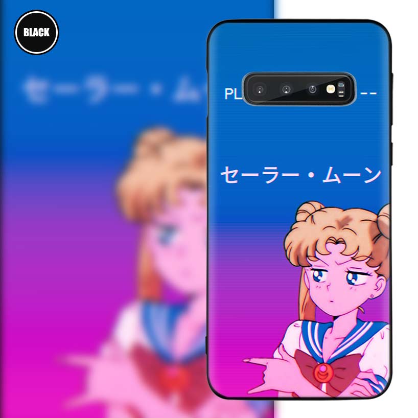 

Чехол для телефона с рисунком Сейлор Мун и аниме для Samsung Galaxy S10 Plus S20 FE S21 S22 Ultra S10E S8 S9 + S7 Edge J4, чехол в виде ракушки Samsung S20