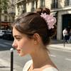 Hair Claw Three-Dimensional Flower Design Large Shark Clip Buns Half-Tied Hair Back Head Hair Claw Commuting Hair Accessories