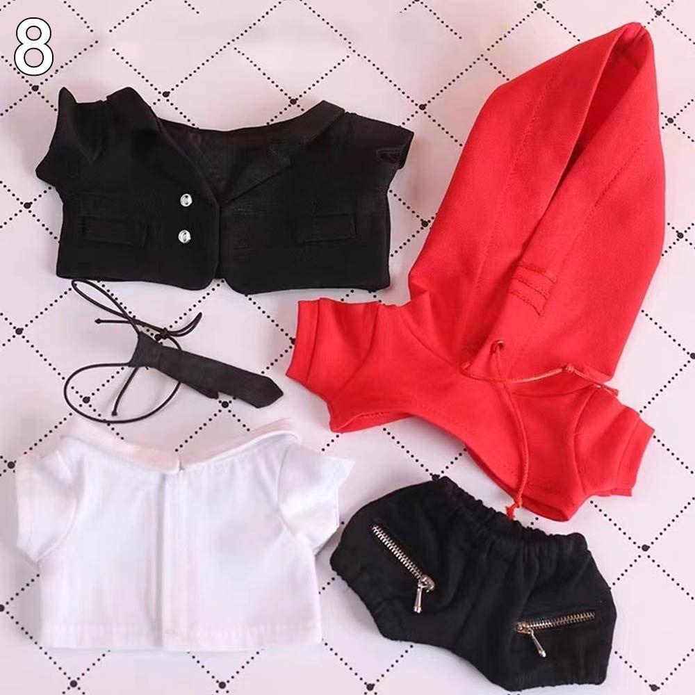 

Костюм Куртка Брюки Одежда Кукольные Брюки Аксессуары Плюшевая Кукольная Одежда Кукольная Рубашка Одежда для Куклы 20 см 8