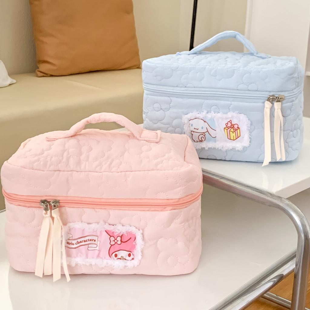 Melody Plush Cosmetic Bag With Zipper For Daily Use And Travel Storage