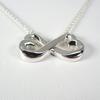 [Używany] TIFFANY/Tiffany 925 Podwójne Serce Miłości Wisiorek/Naszyjnik/g483-37