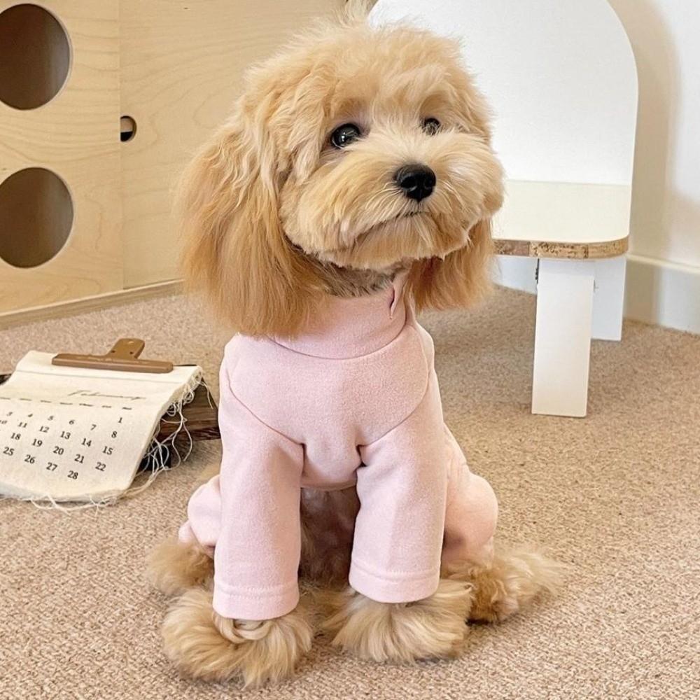 Warm Elastic Pet Jumpsuit Windproof Dog Fleece Pajamas Pet Four Legged Pants Small Medium Dogs