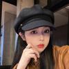 Korean Spring/Summer Niche High-End Rose Flower Beret for Women, Vintage Stylish Beret, Painter's Hat