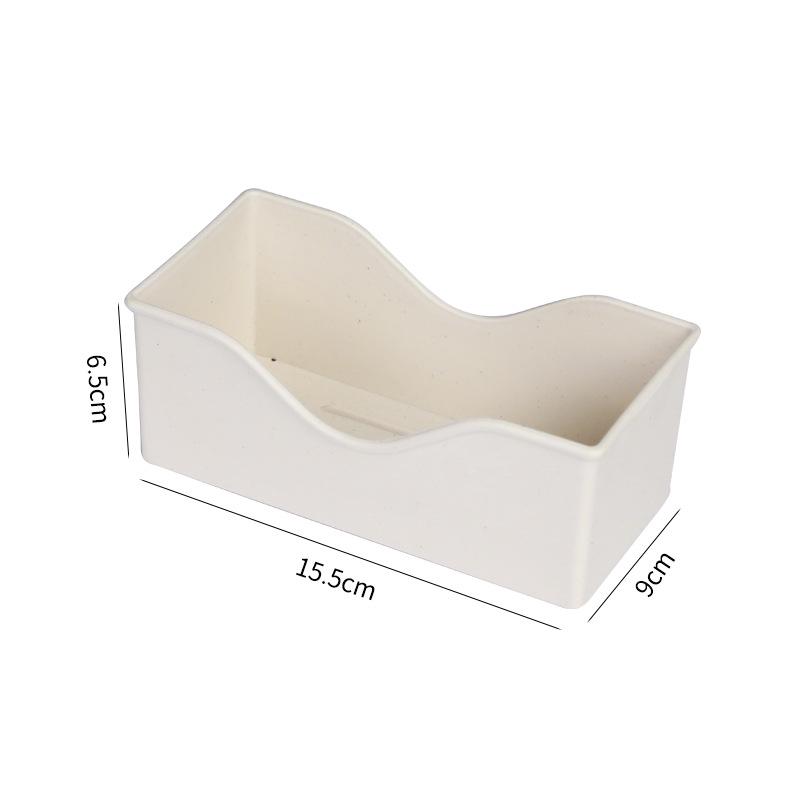 Creative Wheat Straw Japanese Tableware Set - Small Plates for Snacks, Nuts, Appetizers, Candy with Base