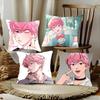 B-Bamby Anime Singer Pillow Case Fashion Square Pillowcase Bedroom Sofa Room Ins Decoration Leisure