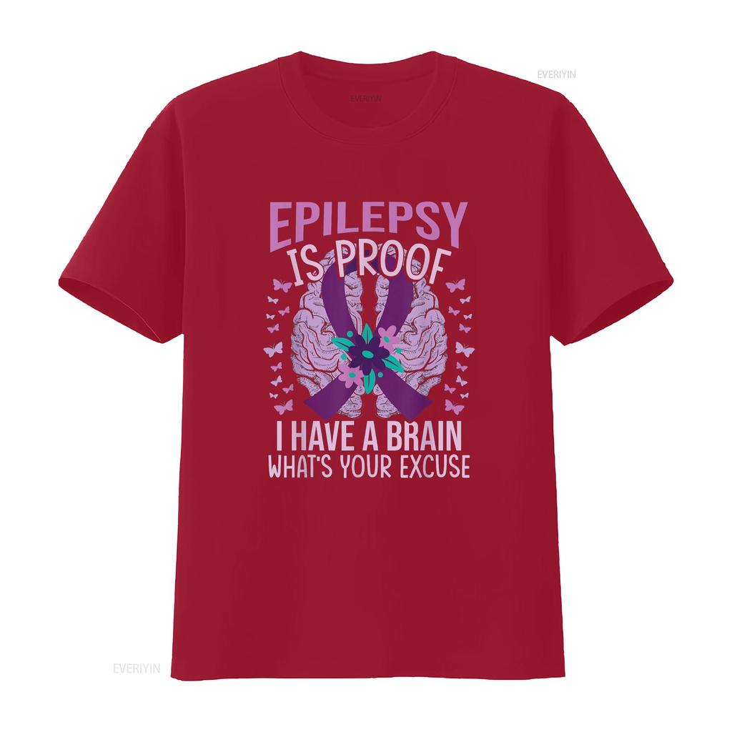 Epilepsy Awareness T Shirt vintage Washed Soft homme graphic Stretched Casual streetwear Versatile Slightly Stylish Unisex