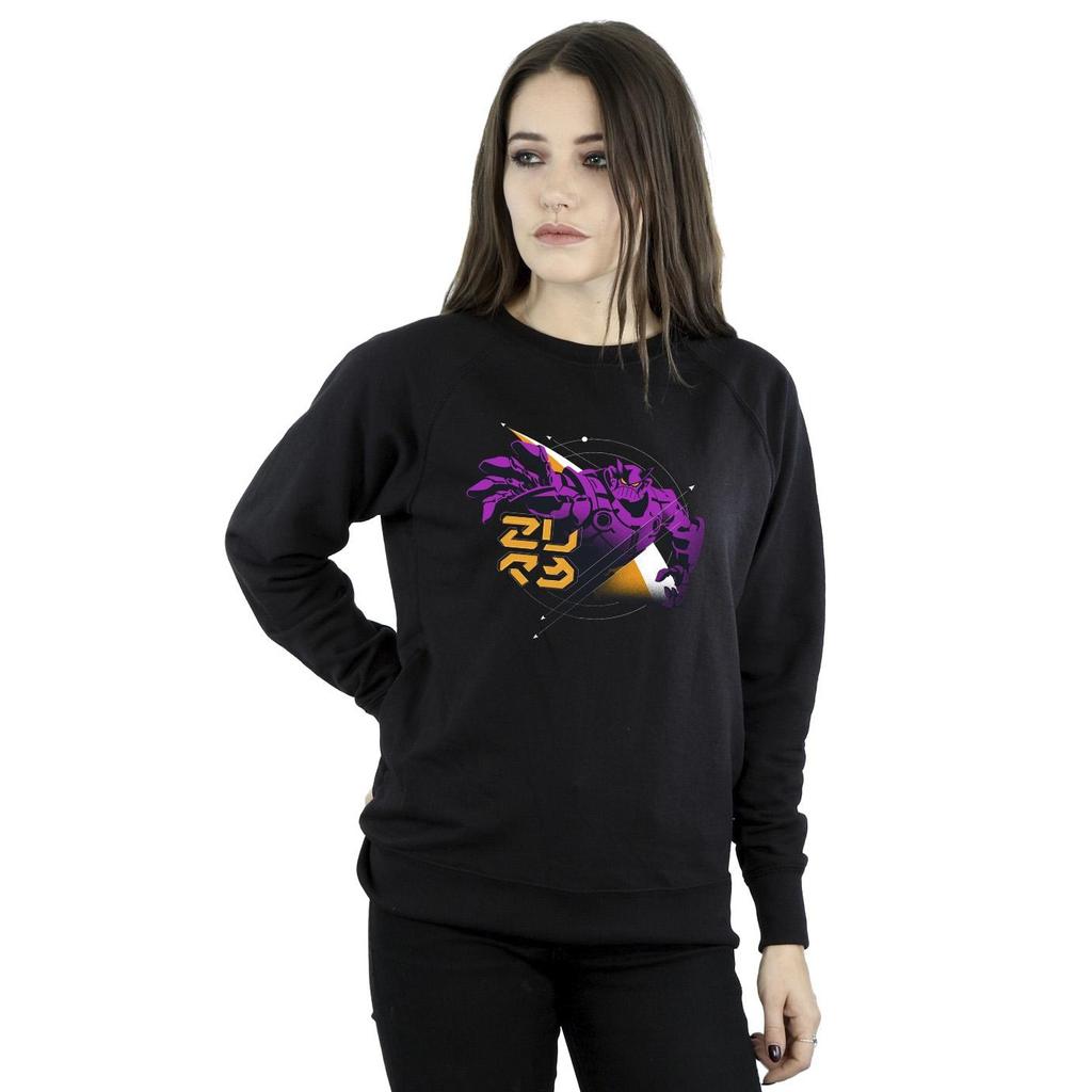 Disney Womens/Ladies Lightyear Zurg Space Circle Sweatshirt