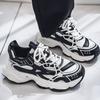 Mode 2025 Sommer Neue Mesh Atmungsaktive Lässige Sportschuhe für Herren Bequem Höhenvergrößernd Modetrend Schnürschuhe Klobige Sneaker