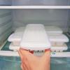 White Multi Grids Mold Ice Cube Making Box with Cover for Summer Refrigerator