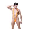 Mankini Solid Color/Leopard Print Stretchy Sexy Men Solid Color Sling Swimsuit for Summer