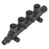 4 Port 5 Channel Multiport T Connector Black 010‑11078‑01 for NMEA 2000 Network Boat Marine Converter Collecter