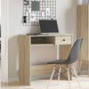 VidaXL Desk Sonoma Oak 80x40x75 Cm Chipboard, Computer Desk, Standing Desk, Desk with Storage, Study Desk 860474