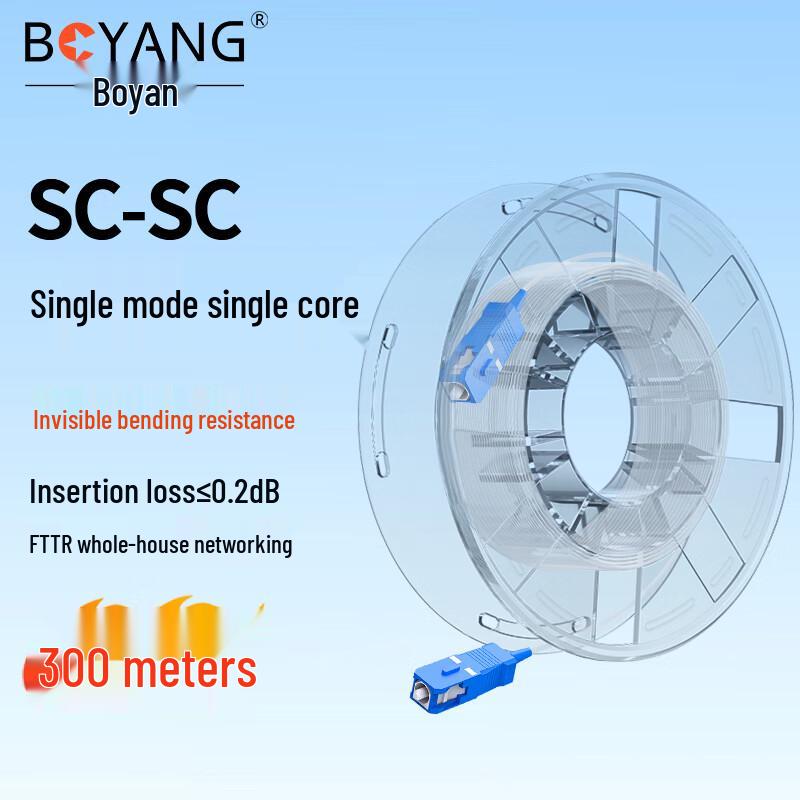 BOYANG Invisible FTTR Fiber Optic Cables & Corner Protectors