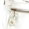 CHANEL A01998 logo vanity Bag Vanity Pouch Hand Bag Caviar Leather White