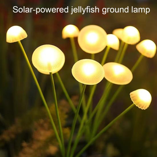 Yousheng Solar Garden Lights LED Solar Mushroom Light Waterproof Outdoor Fairy Light for Yard Patio Pathway Decor