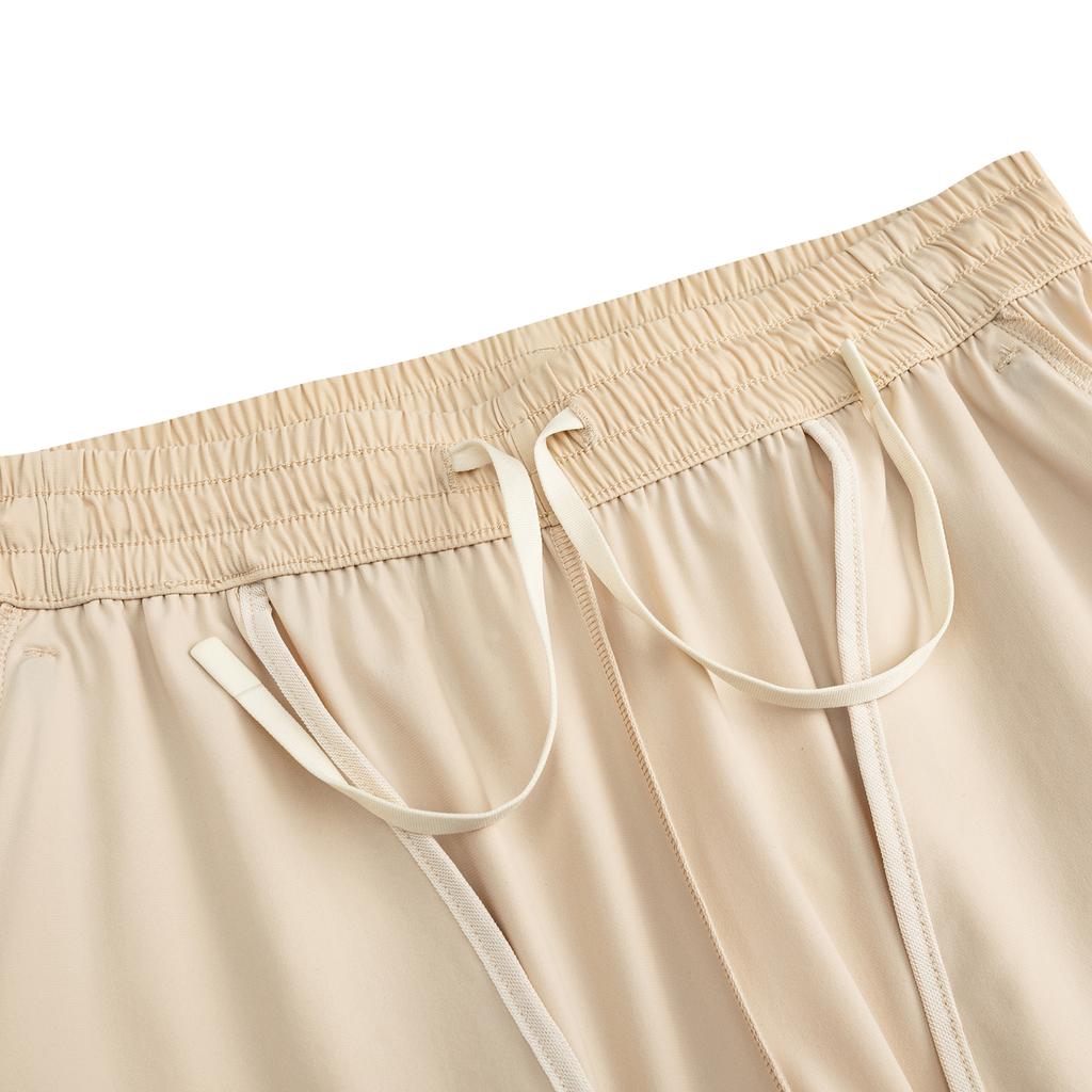 Anta Knit Nine-Point Pants Women bottoms Bean-Juice-Khaki 962627306-1