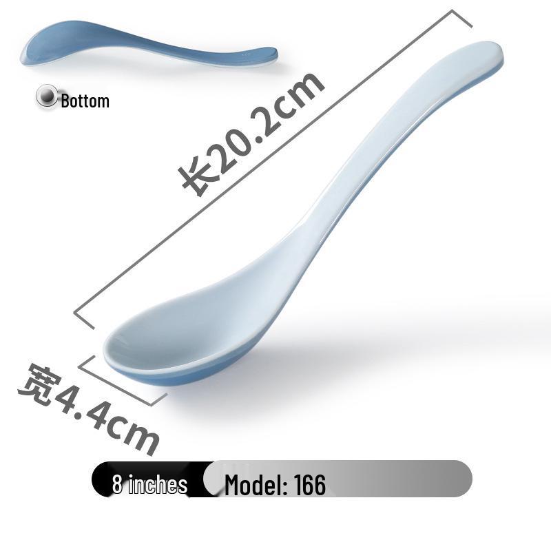 Xiangyuanmei Colorful Melamine Soup Spoon - Restaurant & Hotel Stirring Spoon, Imitation Porcelain, Plastic, for Hot Pot