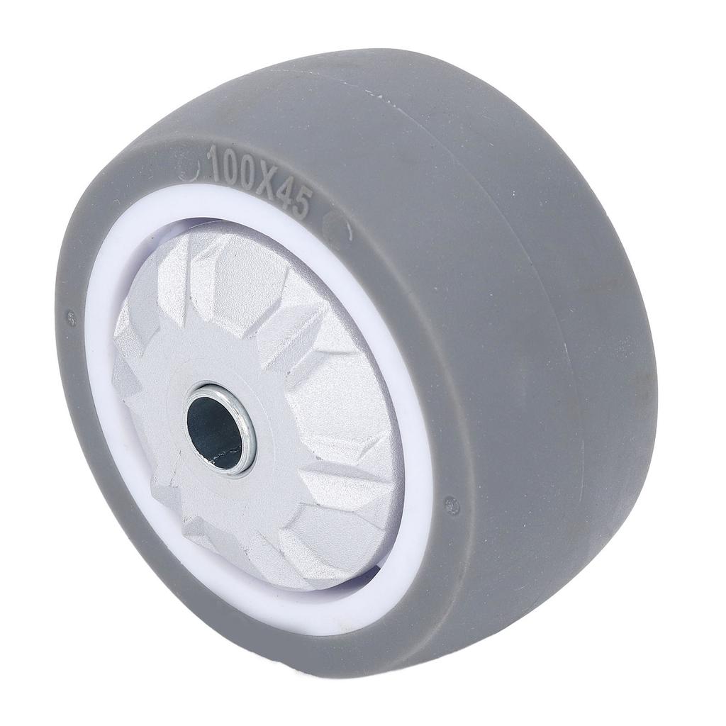 TPR Rubber Caster 4in Heavy Duty Wear Resistant Silent Tire Wheel Replacement for Hand Trucks Dolly 