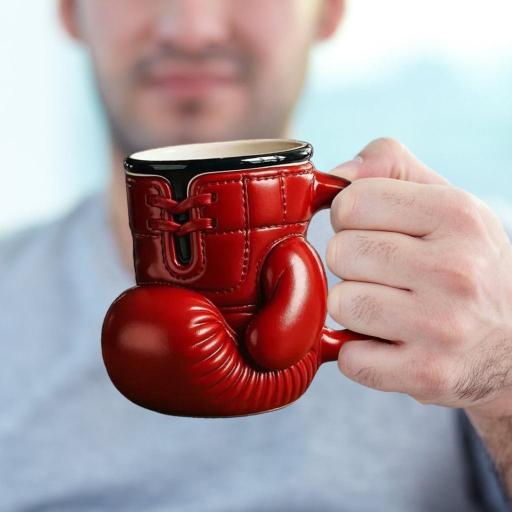 Boxing Gloves Mug Coffee Cup Resin Crafts Tabletop Accessories